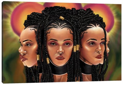 FKA Twigs Canvas Art Print - R&B & Soul Music Art