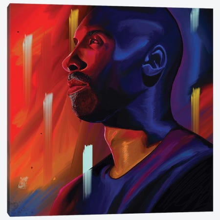 Mamba Forever Canvas Print #MSZ30} by Leon Msipa Canvas Artwork