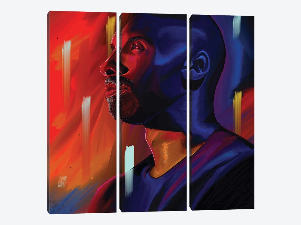 Mamba Forever by Leon Msipa 3-piece Canvas Art Print