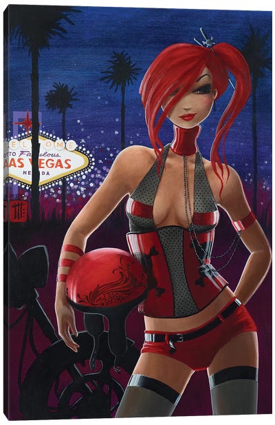 Las Vegas Canvas Art Print - Misstigri