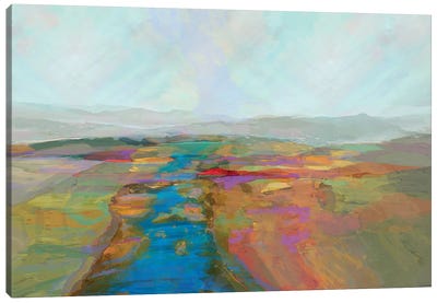 Mountain Vista I Canvas Art Print - Michael Tienhaara