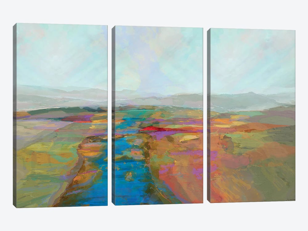 Mountain Vista I by Michael Tienhaara 3-piece Canvas Print