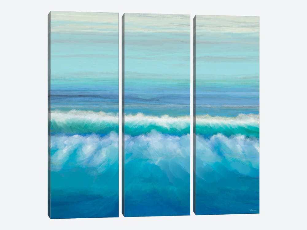 Seascape II by Michael Tienhaara 3-piece Canvas Print