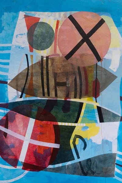 Here We Go Again by Michele Tragakiss framed wall art