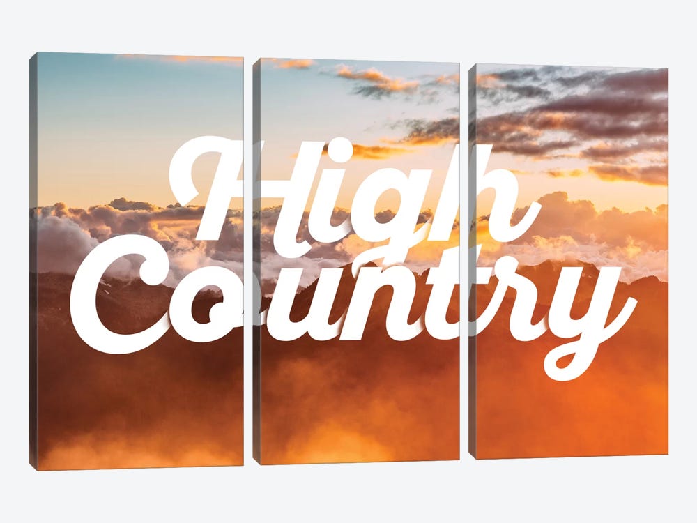 High Country by 5by5collective 3-piece Canvas Art Print