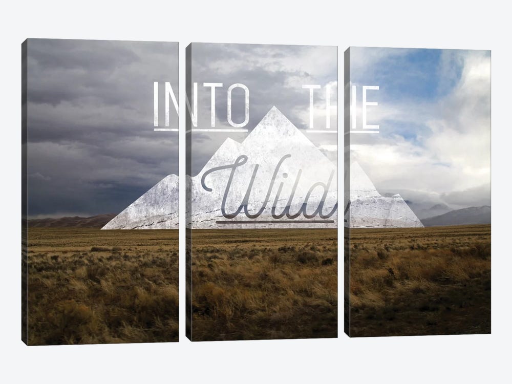 Into the Wild by 5by5collective 3-piece Canvas Wall Art