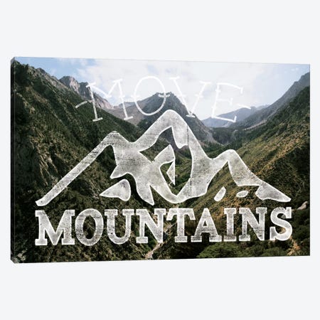 Move Mountains Canvas Print #MTM4} by 5by5collective Canvas Wall Art