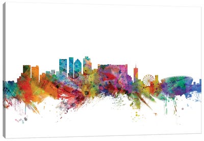 Cape Town, South Africa Skyline Canvas Art Print - South Africa