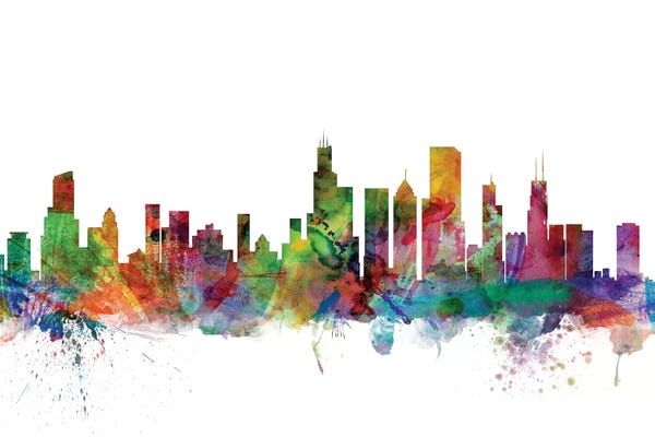 Rainbow Blend Chicago, Illinois Skyline