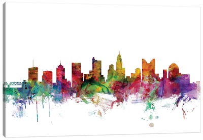 Columbus, Ohio Skyline Canvas Art Print