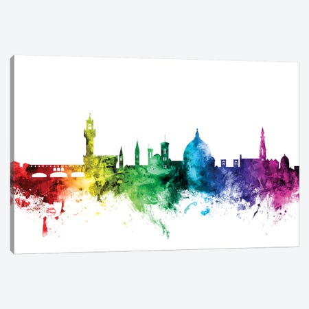 Florence, Italy Canvas Print #MTO101} by Michael Tompsett Canvas Artwork