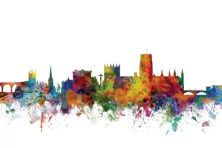Rainbow Blend Durham, England Skyline Cityscape