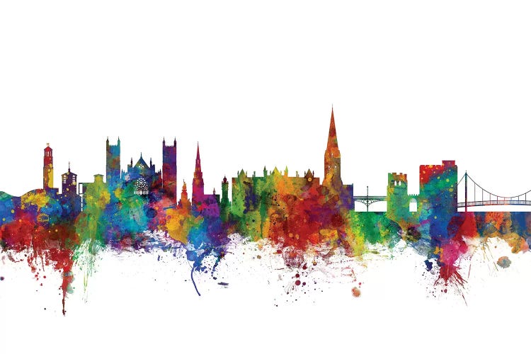 Rainbow Blend Exeter, England Skyline