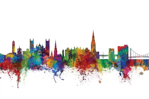 Rainbow Blend Exeter, England Skyline