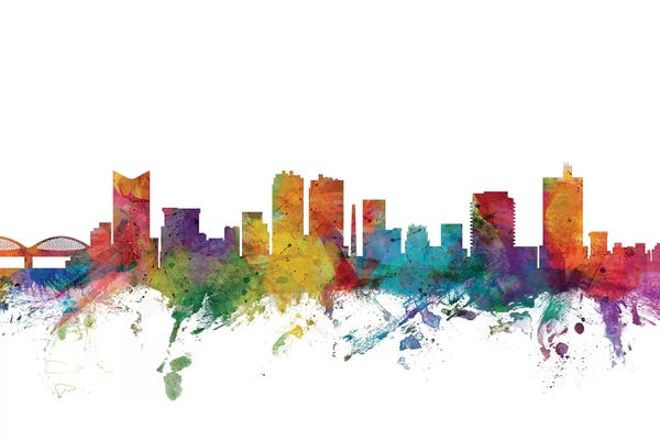 Fort Worth: Fort, Worth Texas Skyline by Michael Tompsett