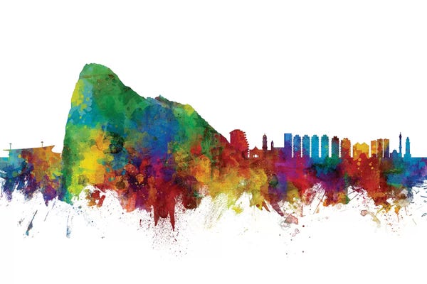 Rainbow Blend Gibraltar Skyline