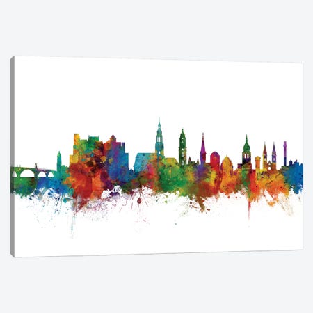 Heidelberg, Germany Skyline Canvas Print #MTO1056} by Michael Tompsett Canvas Wall Art