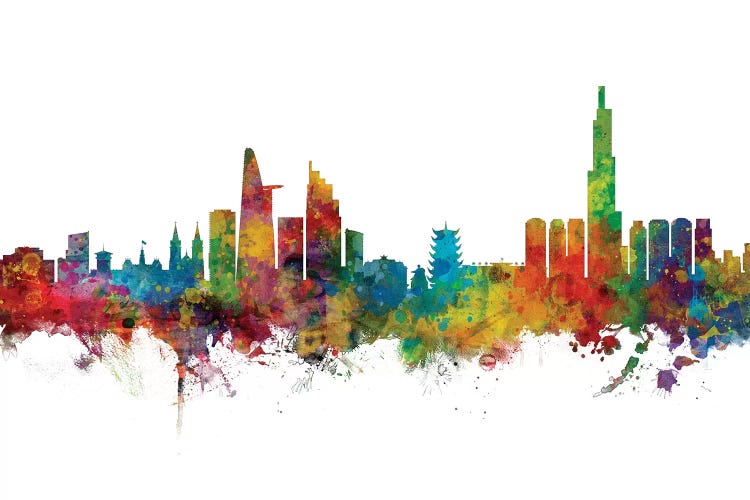 Rainbow Blend Ho Chi Minh City, Vietnam Skyline
