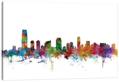 Jersey City, New Jersey Skyline Canvas Art Print