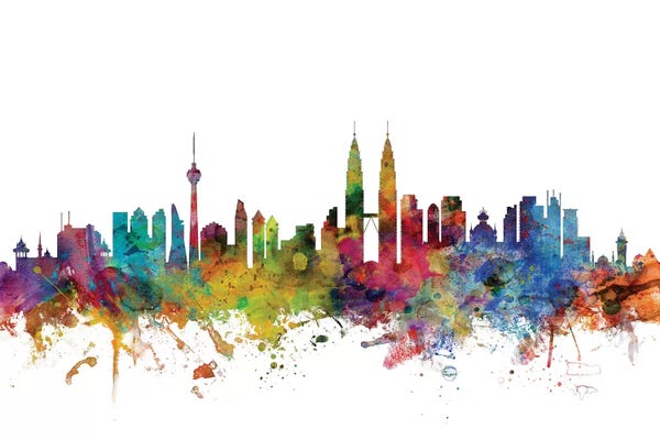 Rainbow Blend Kuala Lumpur, Malaysia Skyline
