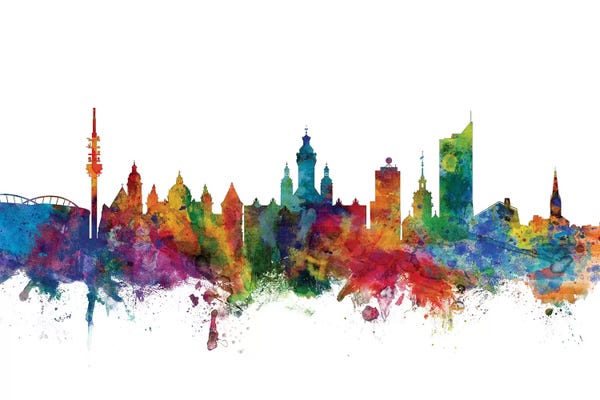 Rainbow Blend Leipzig, Germany Skyline