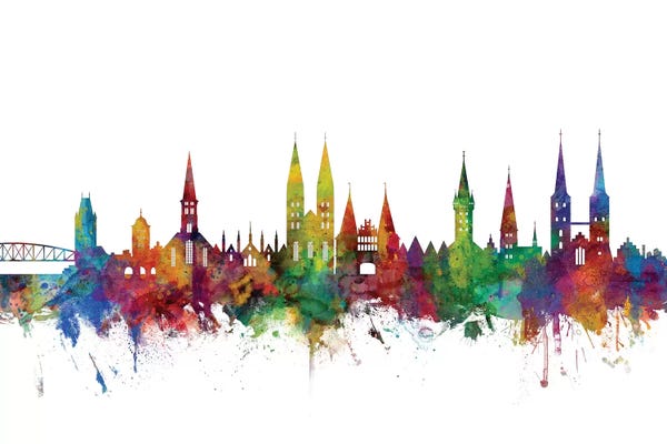 Rainbow Blend Lubeck, Germany Skyline
