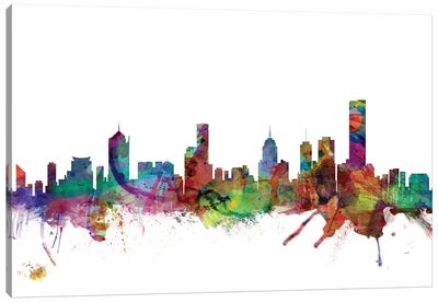 Melbourne, Australia Skyline Canvas Art Print - Melbourne