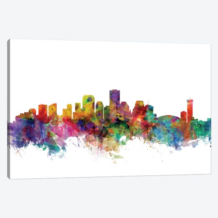 New Orleans, Louisiana Skyline Canvas Print #MTO1115} by Michael Tompsett Canvas Art Print