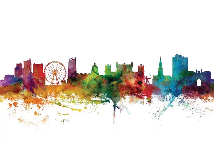 Rainbow Blend Nottingham, England Skyline