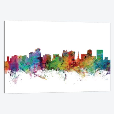 Orlando, Florida Skyline Canvas Print #MTO1124} by Michael Tompsett Canvas Wall Art
