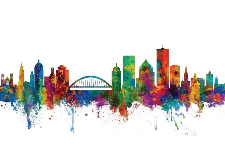 Rainbow Blend Rochester, New York Skyline