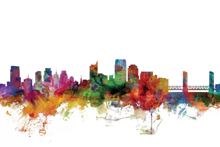 Rainbow Blend Sacramento, California Skyline