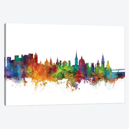 Salzburg, Austria Skyline Canvas Print #MTO1150} by Michael Tompsett Canvas Art