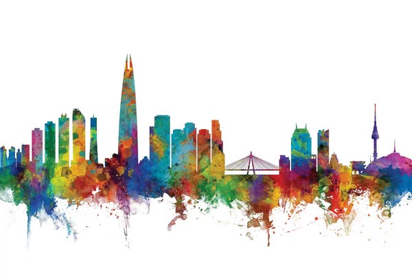 Rainbow Blend Seoul, South Korea Skyline