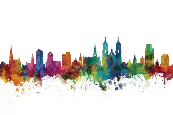 Rainbow Blend St. Gallen, Switzerland Skyline