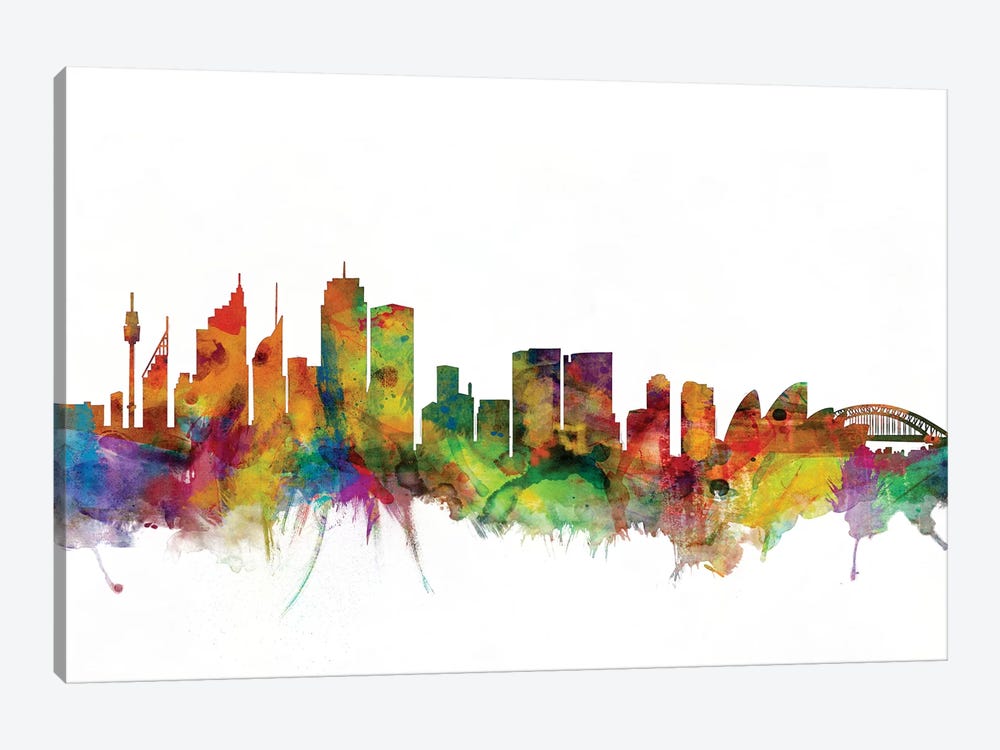 Sydney, Australia Skyline by Michael Tompsett 1-piece Art Print