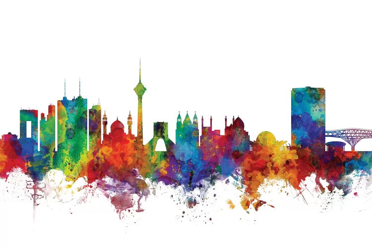 Rainbow Blend Tehran, Iran Skyline