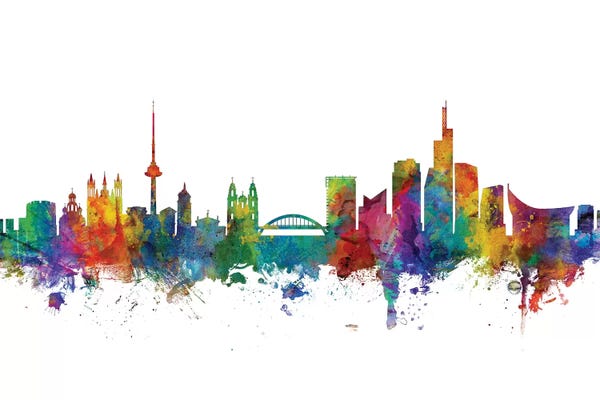 Rainbow Blend Vilnius, Lithuania Skyline