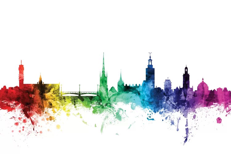 Stockholm, Sweden by Michael Tompsett wall art