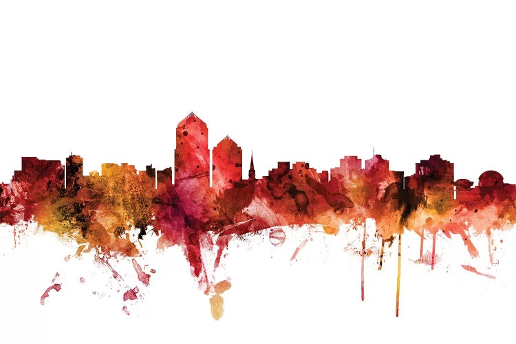 Rusted Albuquerque, New Mexico Skyline
