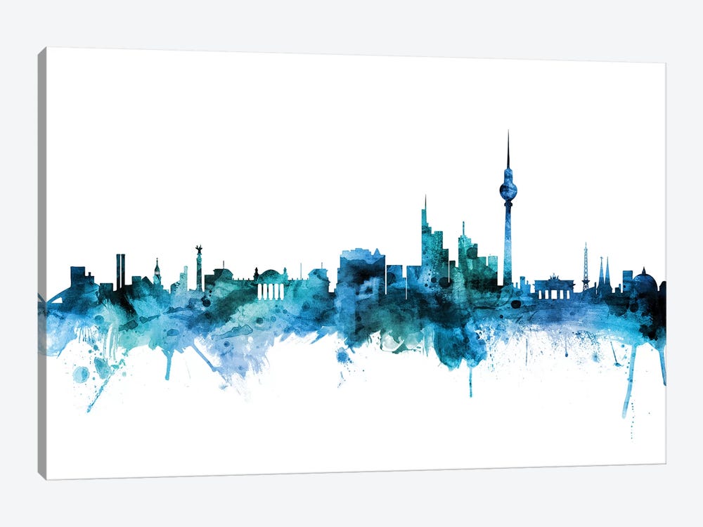 Berlin, Germany Skyline by Michael Tompsett 1-piece Art Print