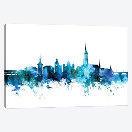 Bern, Switzerland Skyline Canvas Print #MTO1238} by Michael Tompsett Art Print