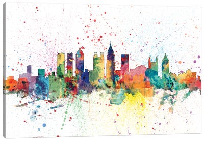 Atlanta, Georgia, USA Canvas Art Print - Atlanta Skylines