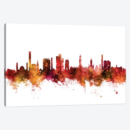 Bradford, England Skyline Canvas Print #MTO1251} by Michael Tompsett Canvas Art Print
