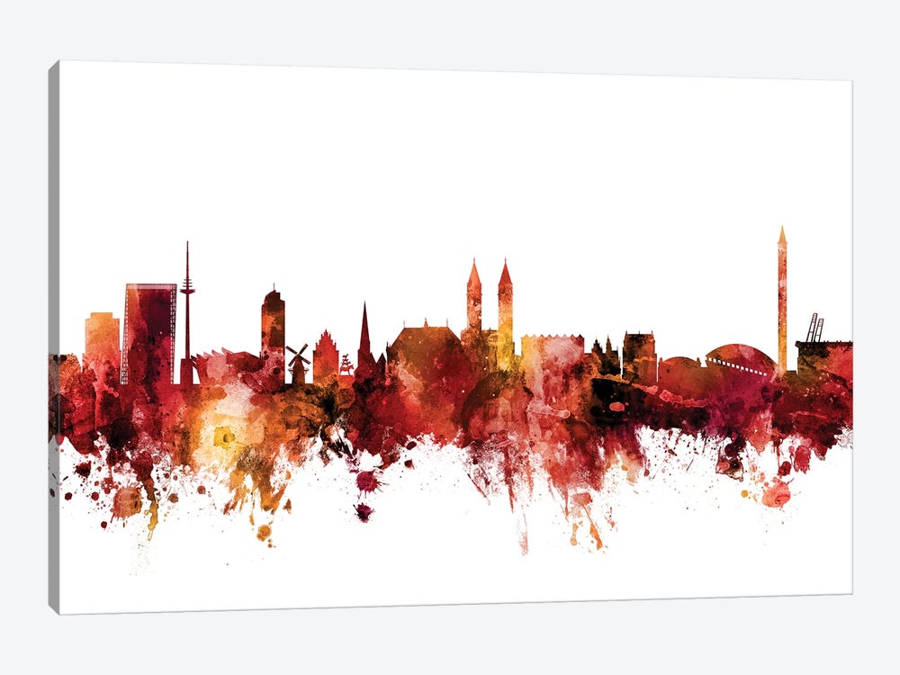Bremen, Germany Skyline by Michael Tompsett 1-piece Art Print