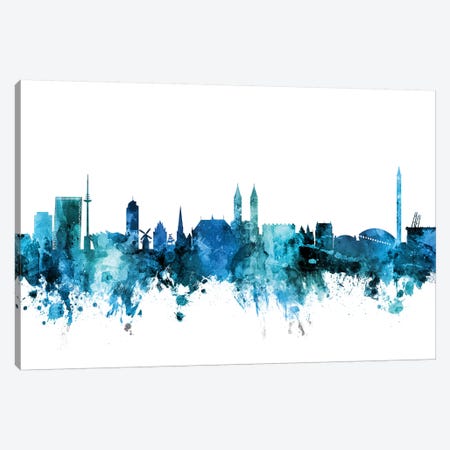 Bremen, Germany Skyline Canvas Print #MTO1253} by Michael Tompsett Canvas Print