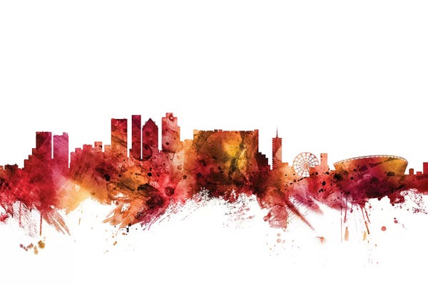 Cape Town: Rusted Cape, Town South Africa Skyline by Michael Tompsett