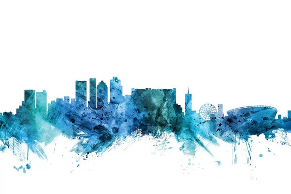 Blue Cape, Town South Africa Skyline