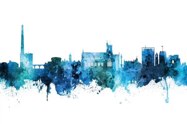 Blue Carlisle, England Skyline