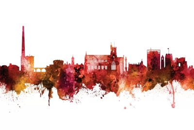 Rusted Carlisle, England Skyline by Michael Tompsett canvas print